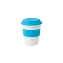 Variante turquoise - ASTORIA Gobelet PP, couvercle silicone