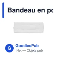 Bandeau en polycoton personnalisable avec logo - ATAMA - Miniature 4