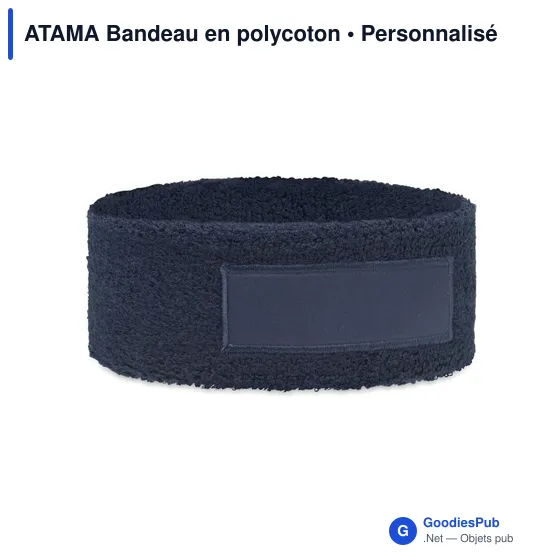 Bandeau en polycoton personnalisable avec logo - ATAMA - Image 6