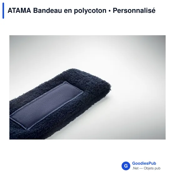Bandeau en polycoton personnalisable avec logo - ATAMA - Image 7
