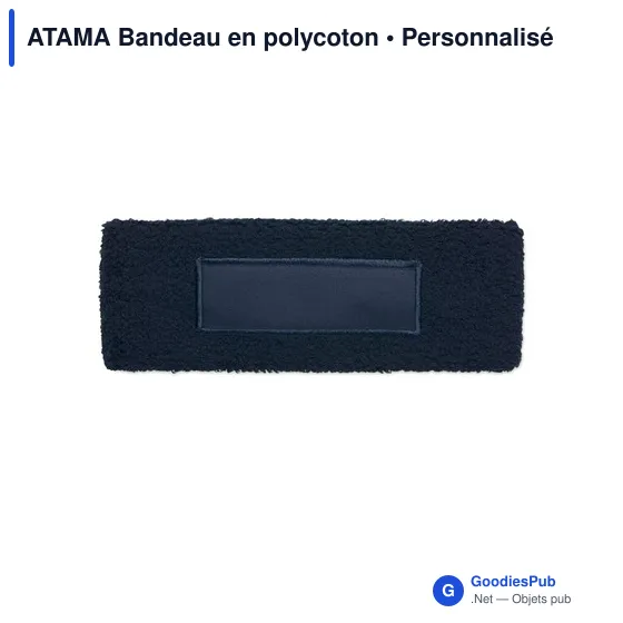 Bandeau en polycoton personnalisable avec logo - ATAMA - Image 8