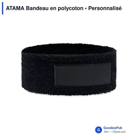 Bandeau en polycoton personnalisable avec logo - ATAMA - Image 9