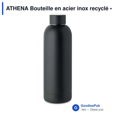 ATHENA Bouteille en acier inox recyclé