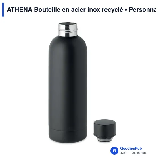 ATHENA Bouteille en acier inox recyclé - Image 2