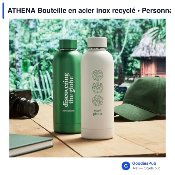 ATHENA Bouteille en acier inox recyclé - Image 12
