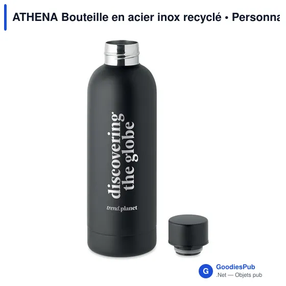 ATHENA Bouteille en acier inox recyclé - Image 3