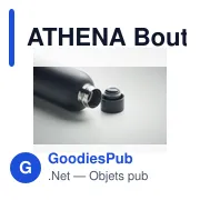 ATHENA Bouteille en acier inox recyclé - Miniature 4