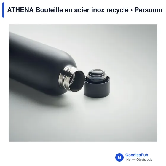 ATHENA Bouteille en acier inox recyclé - Image 4