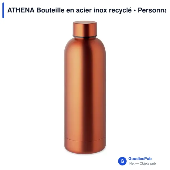 ATHENA Bouteille en acier inox recyclé - Image 6
