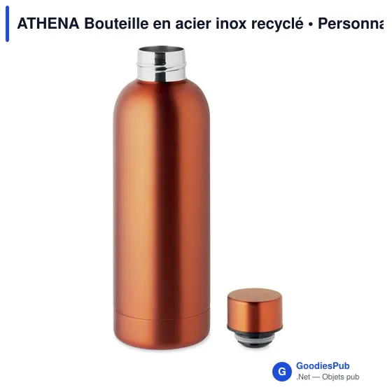 ATHENA Bouteille en acier inox recyclé - Image 7