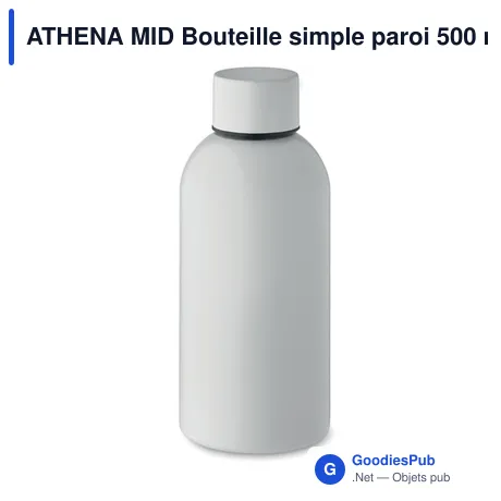 ATHENA MID Bouteille simple paroi 500 ml