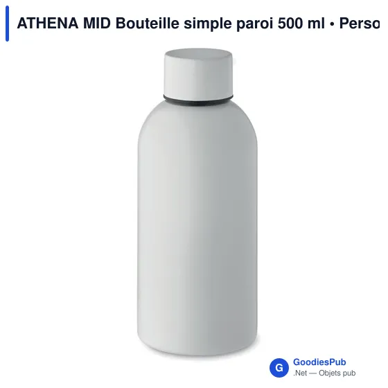 ATHENA MID Bouteille simple paroi 500 ml - Image 1