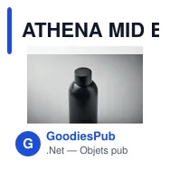 ATHENA MID Bouteille simple paroi 500 ml - Miniature 11