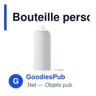Bouteille personnalisable ATHENA PLUS 750 ml avec logo - Miniature 2