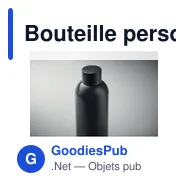 Bouteille personnalisable ATHENA PLUS 750 ml avec logo - Miniature 9