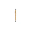 Variante bambou - Stylo à bille personnalisable en bambou avec logo - Athos Bamboo stylo