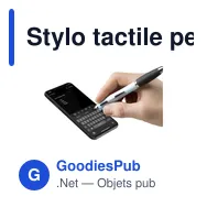 Stylo tactile personnalisable Athos Colour Touch avec logo - Miniature 1