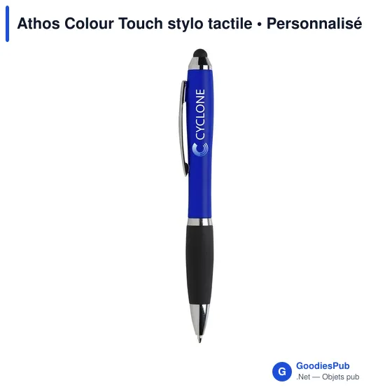 Stylo tactile personnalisable Athos Colour Touch avec logo - Image 4
