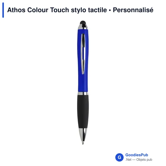 Stylo tactile personnalisable Athos Colour Touch avec logo - Image 6