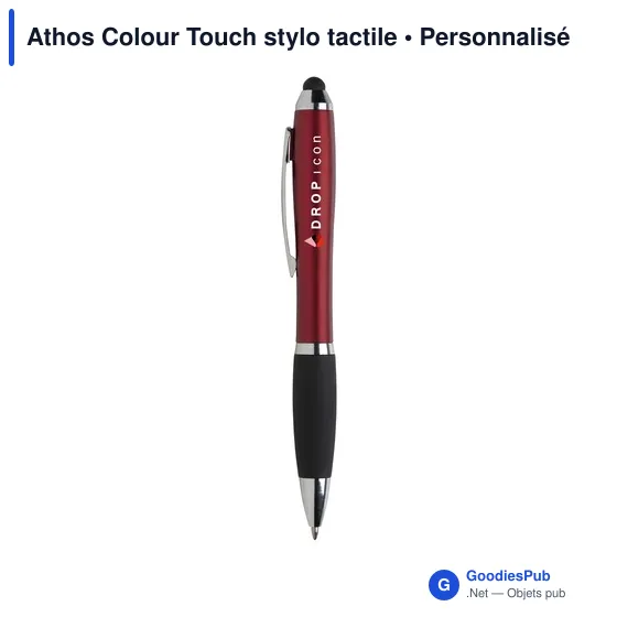 Stylo tactile personnalisable Athos Colour Touch avec logo - Image 7