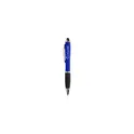 Variante bleu foncé - Stylo tactile personnalisable Athos Colour Touch avec logo