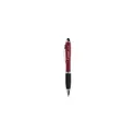 Variante rouge - Stylo tactile personnalisable Athos Colour Touch avec logo