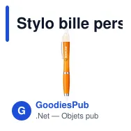 Stylo bille personnalisable Athos GRS en PET recyclé avec logo - Miniature 5