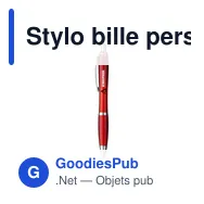 Stylo bille personnalisable Athos GRS en PET recyclé avec logo - Miniature 9