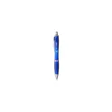 Variante bleu - Stylo bille personnalisable Athos GRS en PET recyclé avec logo