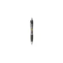 Variante noir - Stylo bille personnalisable Athos GRS en PET recyclé avec logo