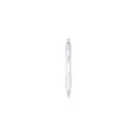Variante blanc - Stylo bille personnalisable Athos GRS en PET recyclé avec logo