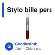 Stylo bille personnalisable Athos Silver avec logo - Miniature 9