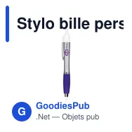 Stylo bille personnalisable Athos Silver avec logo - Miniature 10