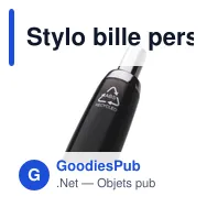 Stylo bille personnalisable en ABS recyclé avec logo - Athos Solid GRS - Miniature 3