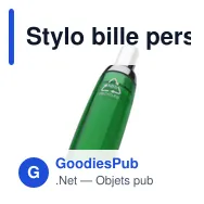 Stylo bille personnalisable en ABS recyclé avec logo - Athos Solid GRS - Miniature 8