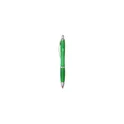 Variante vert - Stylo bille personnalisable en ABS recyclé avec logo - Athos Solid GRS