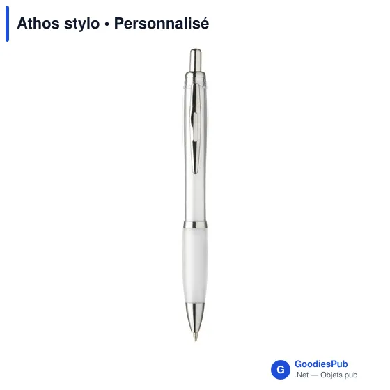 Stylo bille personnalisable Athos avec logo - Image 2