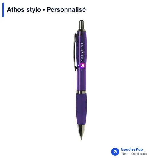 Stylo bille personnalisable Athos avec logo - Image 7