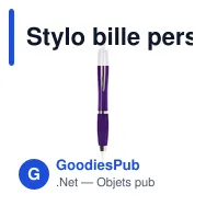Stylo bille personnalisable Athos avec logo - Miniature 8