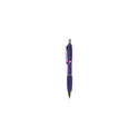 Variante mauve - Stylo bille personnalisable Athos avec logo