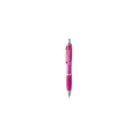 Variante rose - Stylo bille personnalisable Athos avec logo