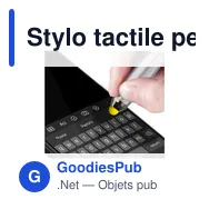 Stylo tactile personnalisable Athos Touch avec logo - Miniature 2