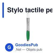 Stylo tactile personnalisable Athos Touch avec logo - Miniature 12