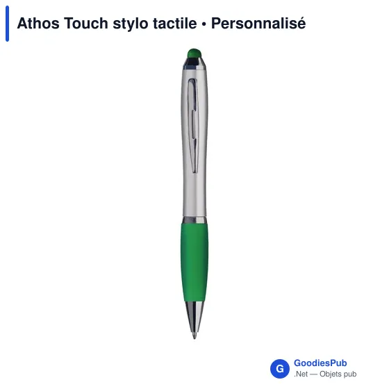 Stylo tactile personnalisable Athos Touch avec logo - Image 12