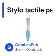 Stylo tactile personnalisable Athos Touch avec logo - Miniature 6