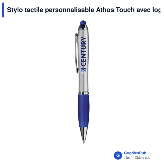 Stylo tactile personnalisable Athos Touch avec logo - Image 8