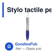 Stylo tactile personnalisable Athos Touch avec logo - Miniature 9