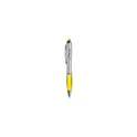 Variante jaune - Stylo tactile personnalisable Athos Touch avec logo