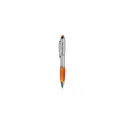 Variante orange - Stylo tactile personnalisable Athos Touch avec logo