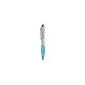 Variante bleu clair - Stylo tactile personnalisable Athos Touch avec logo